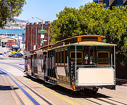 旧金山,有轨电车,加利福尼亚