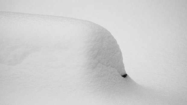 城市雪景,冬季的雪景