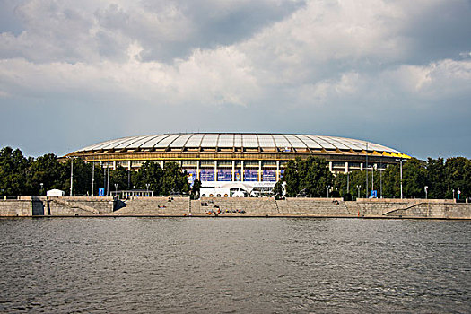 国家体育场,莫斯科,河,俄罗斯,欧洲