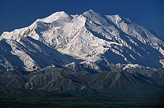 雪冠,麦金利山,阿拉斯加,美国
