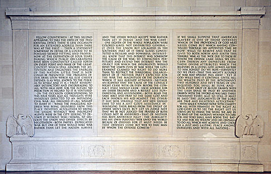 著名,地址,林肯纪念馆,华盛顿特区,美国