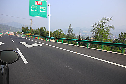 汽车,高速公路,车道