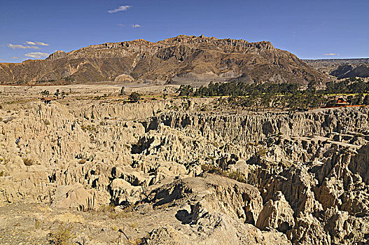 玻利维亚,月亮,山谷,岩石构造,腐蚀,近郊