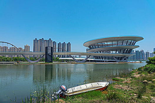 湖南省长沙梅溪湖－城市岛双螺旋观景平台