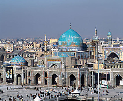 俯拍,清真寺,神祠,伊朗