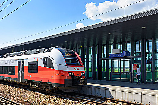 列车,火车站,维也纳,木头,下奥地利州,奥地利