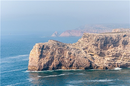 悬崖,岸边,岬角,葡萄牙