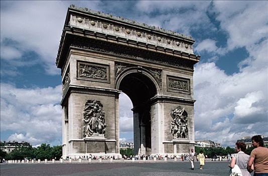 拱形,巴黎,艺术家