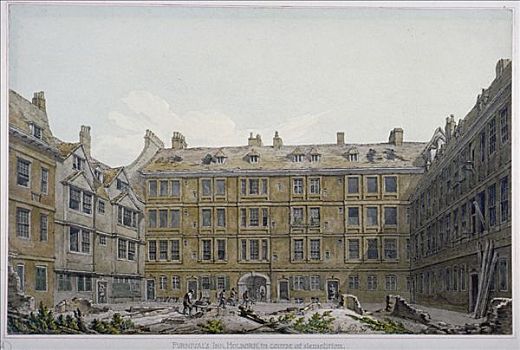 旅店,伦敦,1818年,艺术家