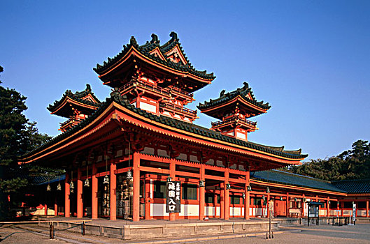 建筑,庙宇,神祠,京都,日本