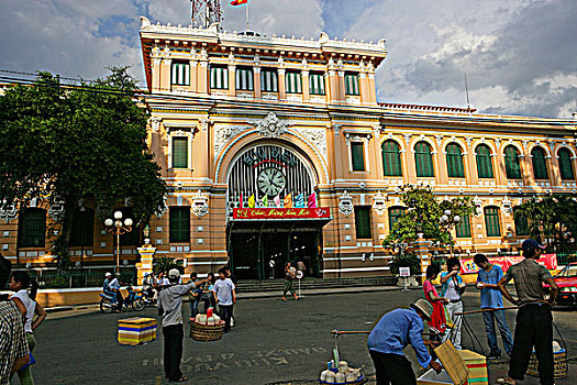 中央邮局,胡志明市,越南
