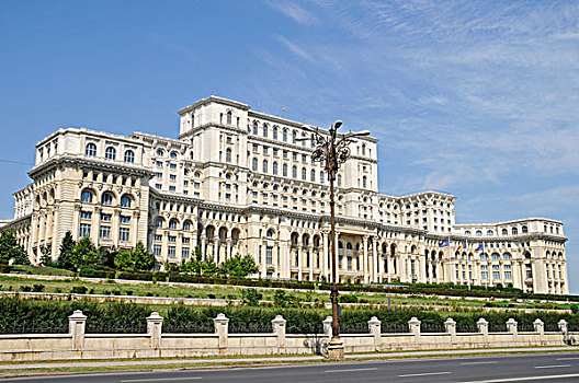 宫殿,议会,布加勒斯特,罗马尼亚,东欧,欧洲