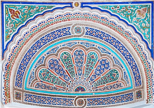 陶瓷,图案,马拉喀什