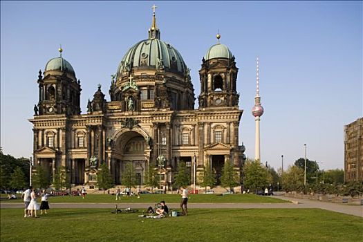 德国,柏林,地区,大教堂,公园