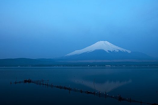 山,富士山,黎明