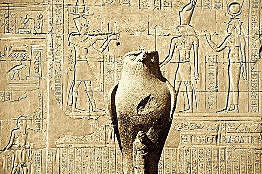 埃及,伊迪芙,雕塑,霍鲁斯,第一