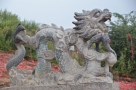 历史建筑民间陵墓雕雕刻雕塑石龙