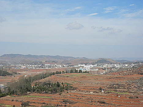 贵州风光,田园,风光,土地,梯田,村庄,云贵高原