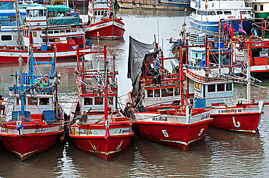 渔船,普吉岛,泰国
