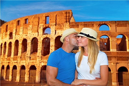 浪漫,度假,罗马,意大利