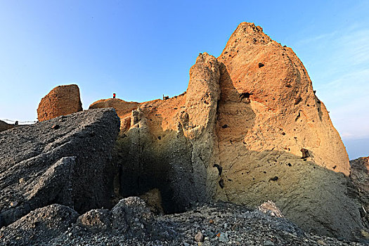 长白山火山熔岩