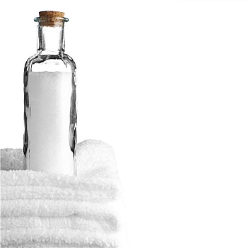 瓶子,浴盐,白色背景,背景
