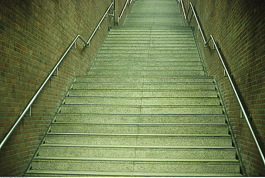 楼梯,地铁站,慕尼黑,德国