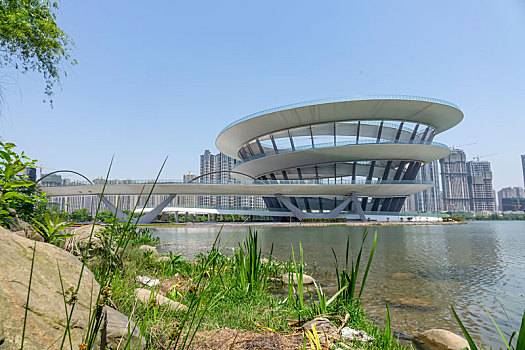 长沙梅溪湖城市岛双螺旋观景平台
