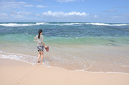 海滩和美女