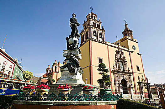 墨西哥,瓜纳华托州,瓜纳华托,大教堂,户外,白天