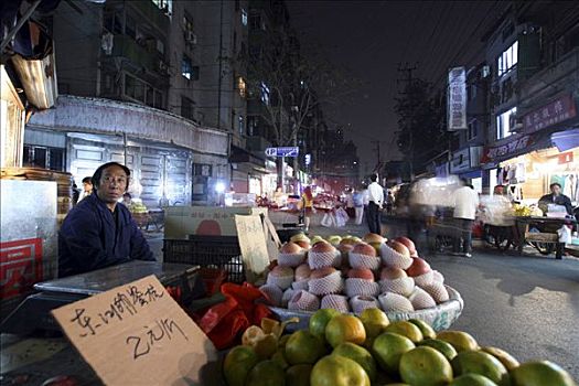 市场一景,历史,中心,上海,中国,亚洲