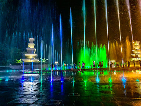 音乐喷泉,市民广场