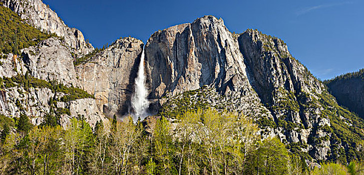 上优胜美地瀑布,优胜美地国家公园,加利福尼亚,美国