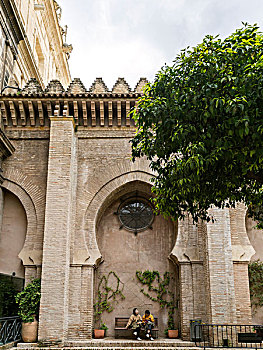 塞维利亚大教堂摩尔风格拱券