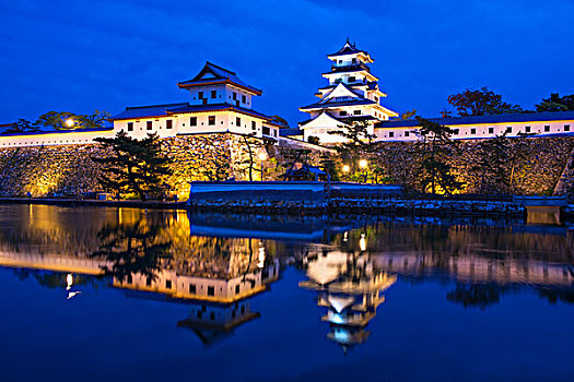 夜景,城堡