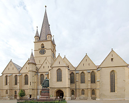 路德教会,大教堂,圣玛丽,特兰西瓦尼亚,罗马尼亚,欧洲