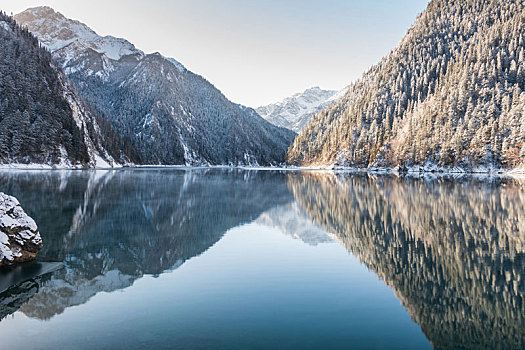 九寨沟雪景