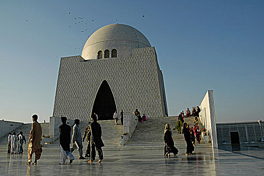 国家,陵墓,墓地,卡拉奇,巴基斯坦,60年代,房子,奠基人,穆罕默德-阿里,2005年