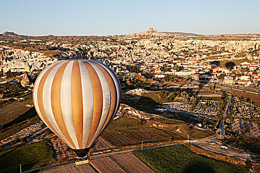 热气球,气球,乘,世界遗产,卡帕多西亚,土耳其