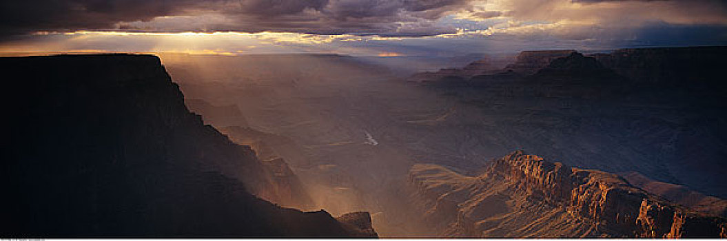 大峡谷,日落,亚利桑那,美国