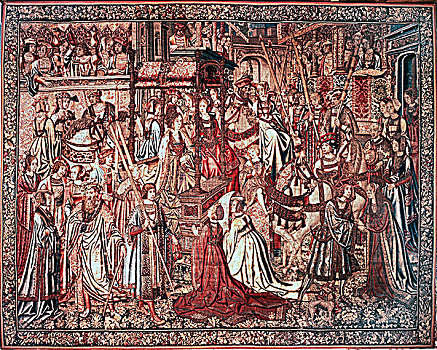 成功,挂毯,佛兰德斯,布鲁塞尔,早,16世纪