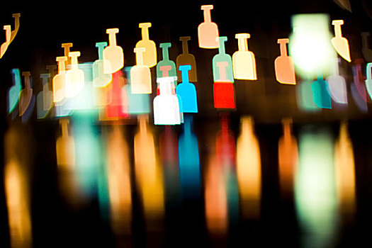 序列,瓶子,抽象,彩色,背景