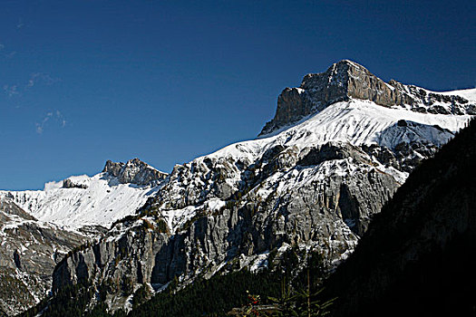 风景,区域,阿尔卑斯山,瓦莱,瑞士,欧洲