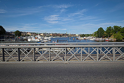 瑞典,斯德哥尔摩,桥,船