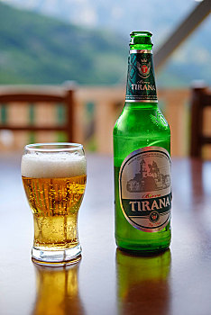 地拉那,啤酒瓶,啤酒杯,酒店,阿尔巴尼亚,欧洲