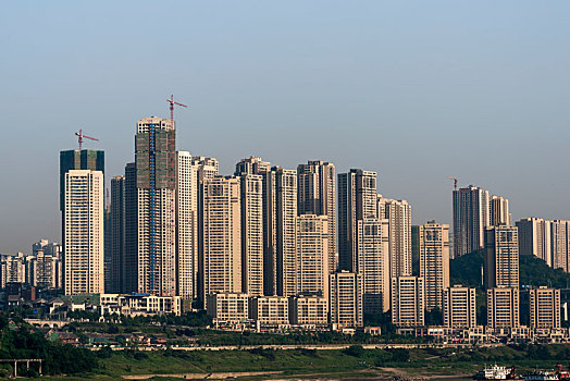 重庆江北,中央商务区,建筑群
