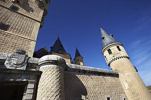 城堡,塞戈维亚,塞戈维亚省,卡斯蒂利亚,西班牙