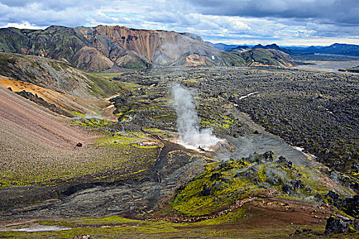 火山地貌,国家公园,兰德玛纳,冰岛,欧洲