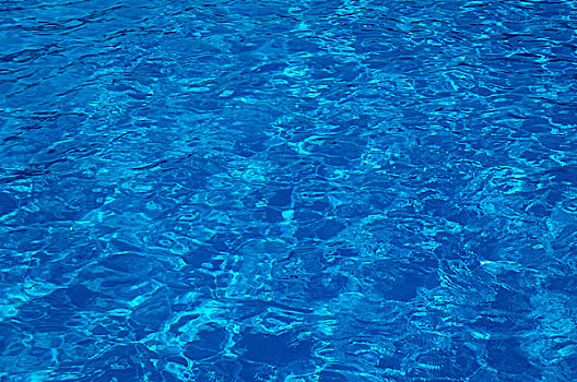 蓝色,清晰,波状,水,户外,水池