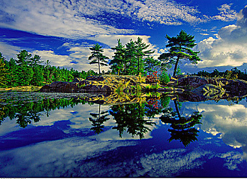 景色,基拉尼省立公园,安大略省,加拿大